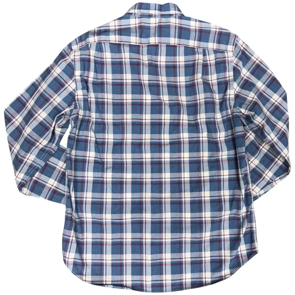 Men's J. CREW Heathered Cotton‎ Button Down Shirt #47166- Size M